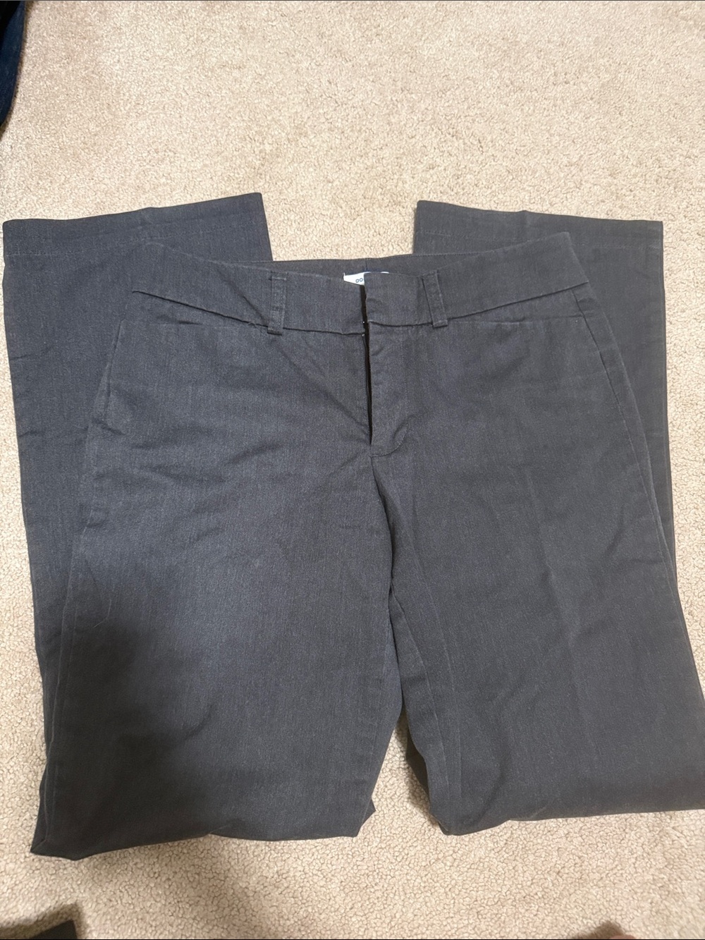 Dockers Curvy Mid-Rise Pants in Charcoal